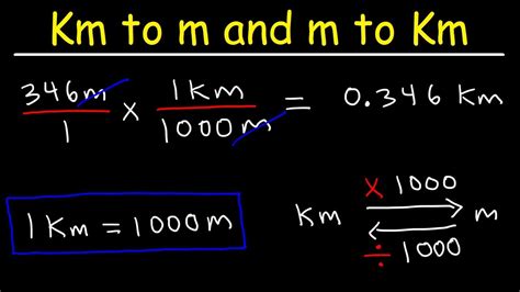 The Conversion Factor Between Kilometers and Meters